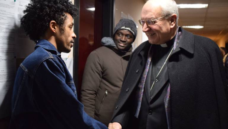 Cas Viterbo, Medihospes accoglie prefetto e vescovo in visita al centro d’accoglienza