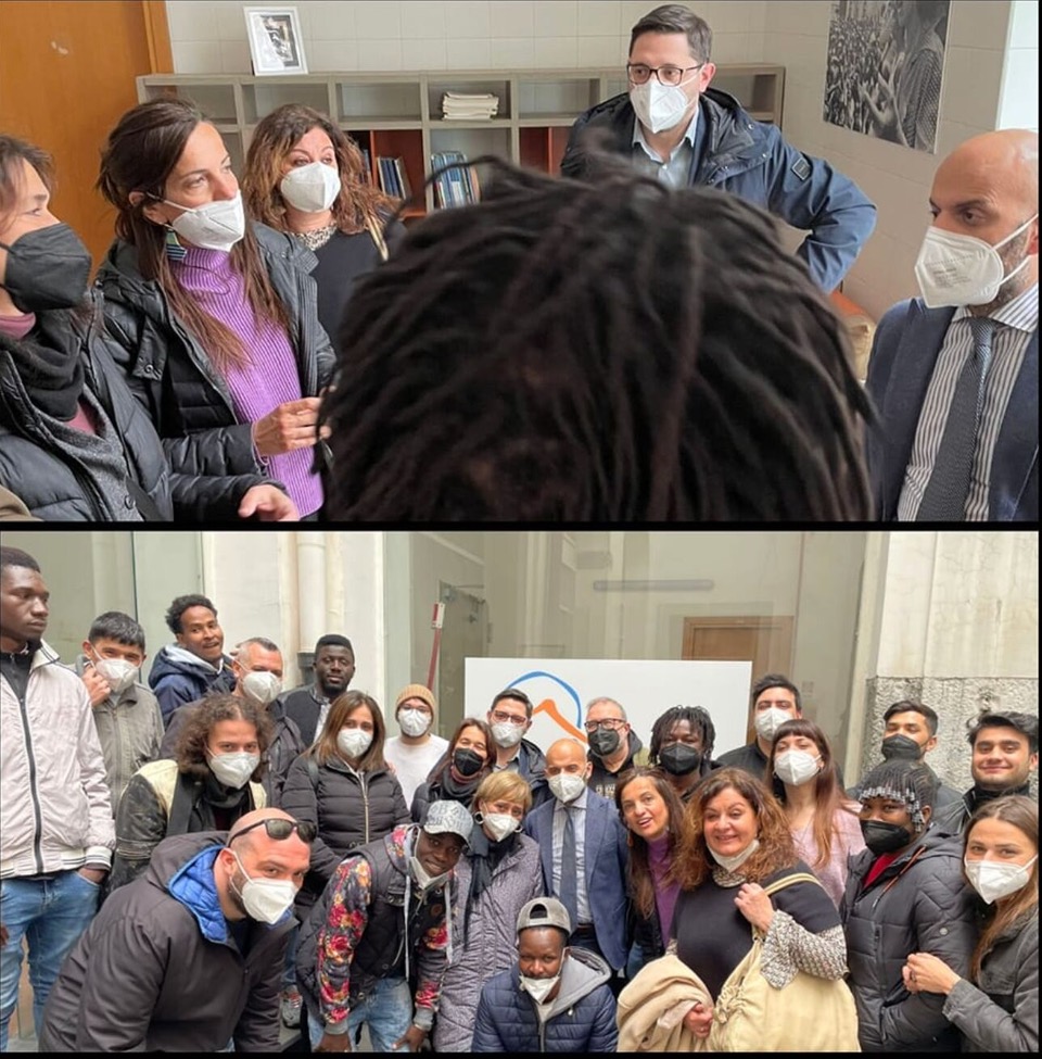 Medihospes, visita del neo assessore alle Politiche Sociali Luca Trapanese al centro Sai di Napoli